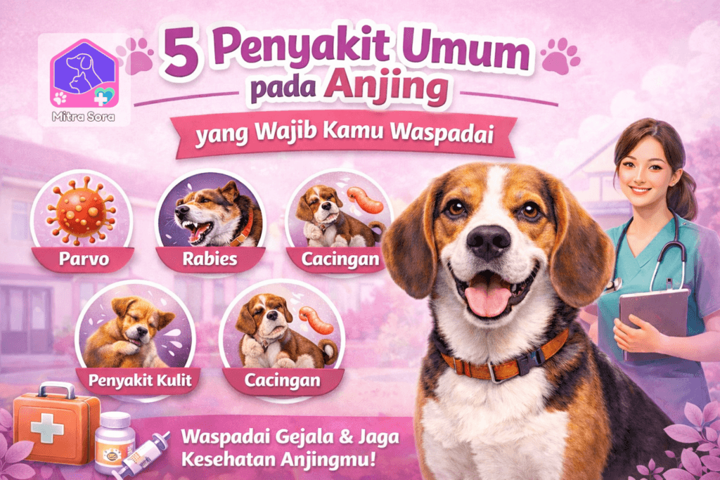5 Penyakit Umum pada Anjing yang Wajib Kamu Waspadai