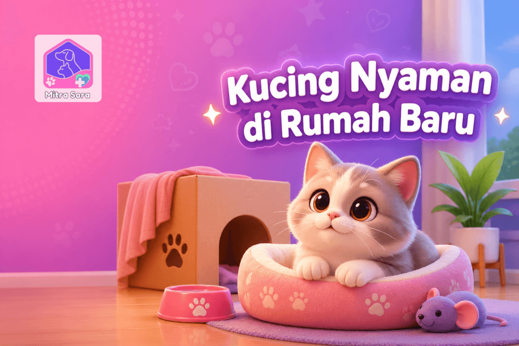 Cara Membuat Kucing Tidak Stres di Rumah Baru