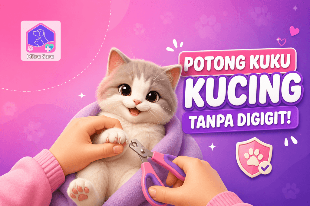 Cara Memotong Kuku Kucing Tanpa Digigit