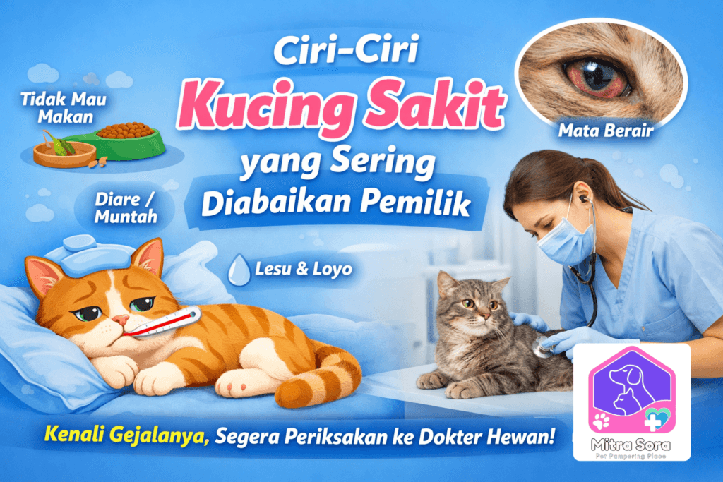 Ciri-Ciri Kucing Sakit yang Sering Diabaikan