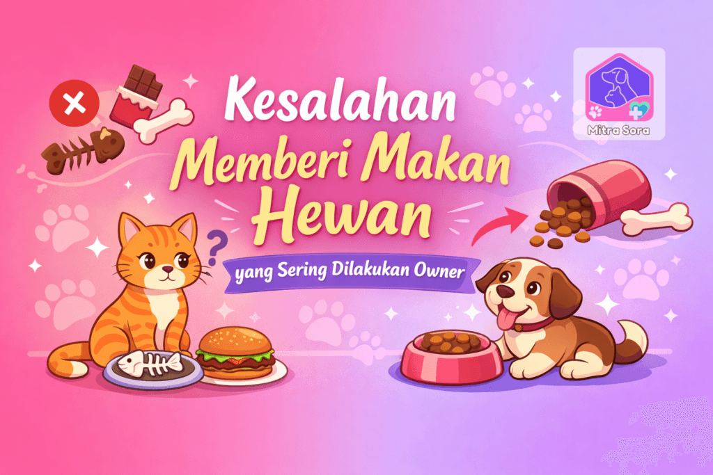 Kesalahan Memberi Makan Hewan yang Sering Dilakukan Owner