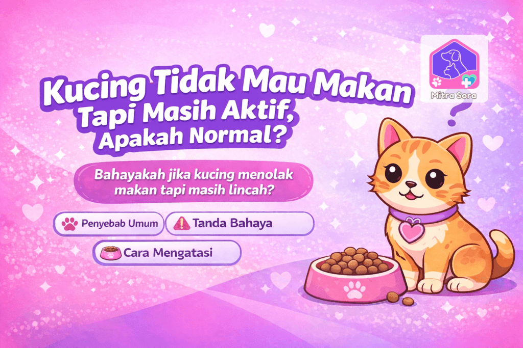 Kucing Tidak Mau Makan Tapi Masih Aktif? Ini Penyebab & Solusinya