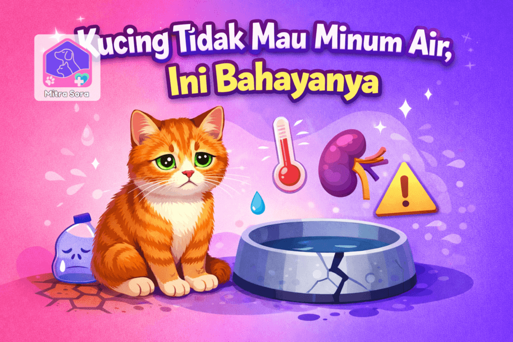 Kucing Tidak Mau Minum Air