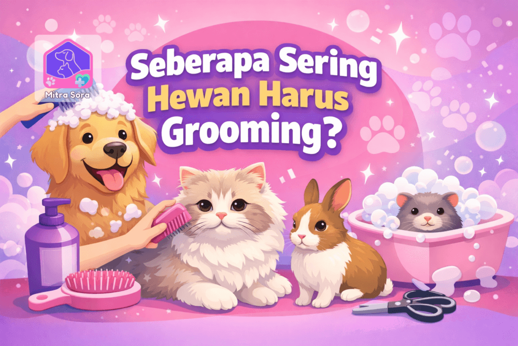Seberapa Sering Hewan Harus Grooming?