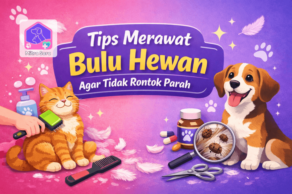 Tips Merawat Bulu Hewan Agar Tidak Rontok Parah