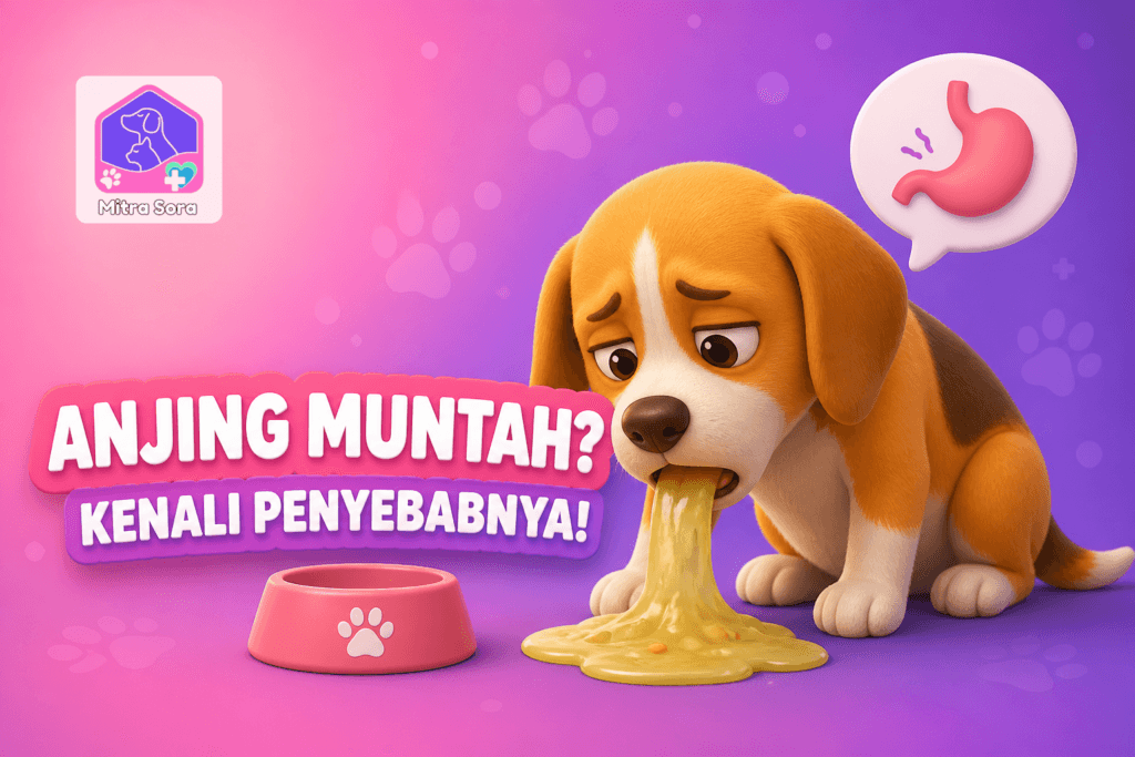 Anjing Muntah-Penyebab, Jenis, dan Kapan Harus ke Dokter
