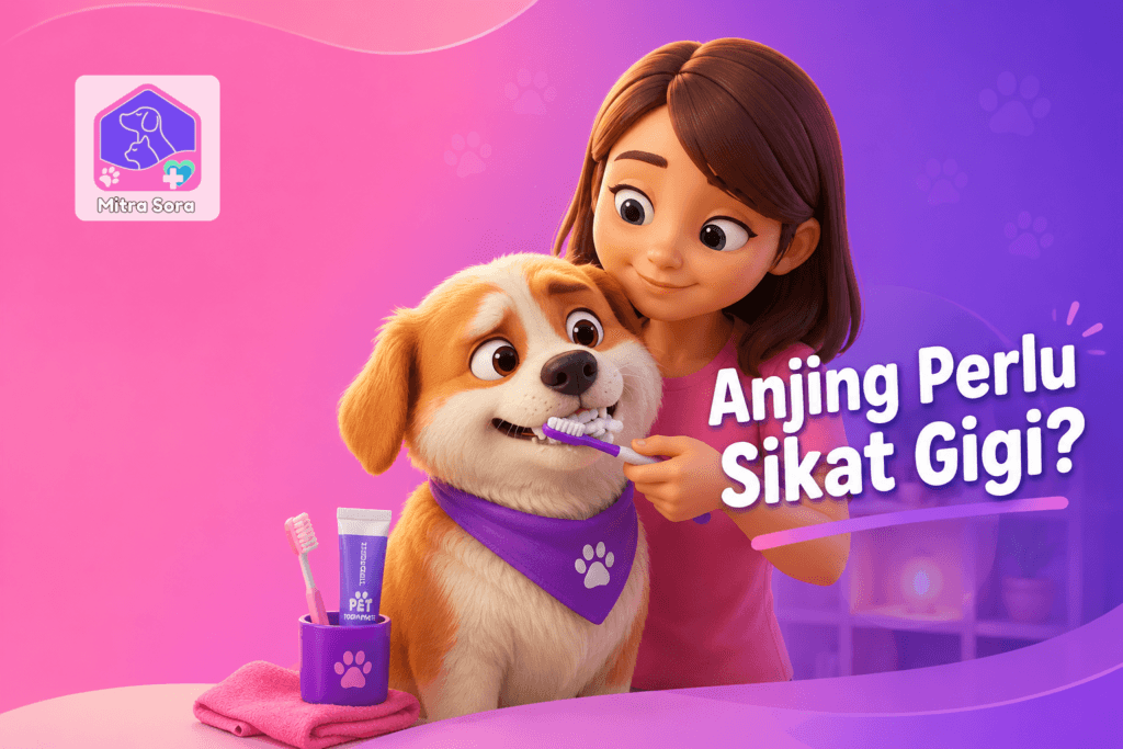 Anjing Perlu Sikat Gigi Berapa Kali?