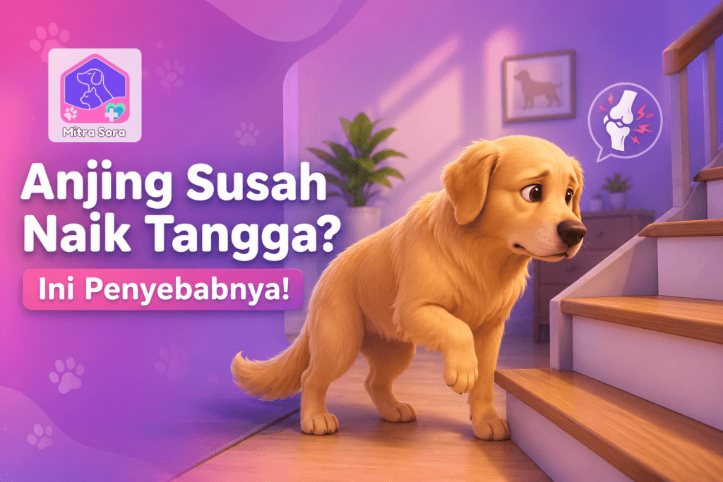 Anjing Susah Naik Tangga? Ini Penyebabnya