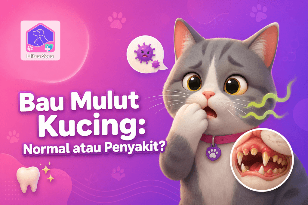 Bau Mulut pada Kucing-Normal atau Tanda Penyakit?