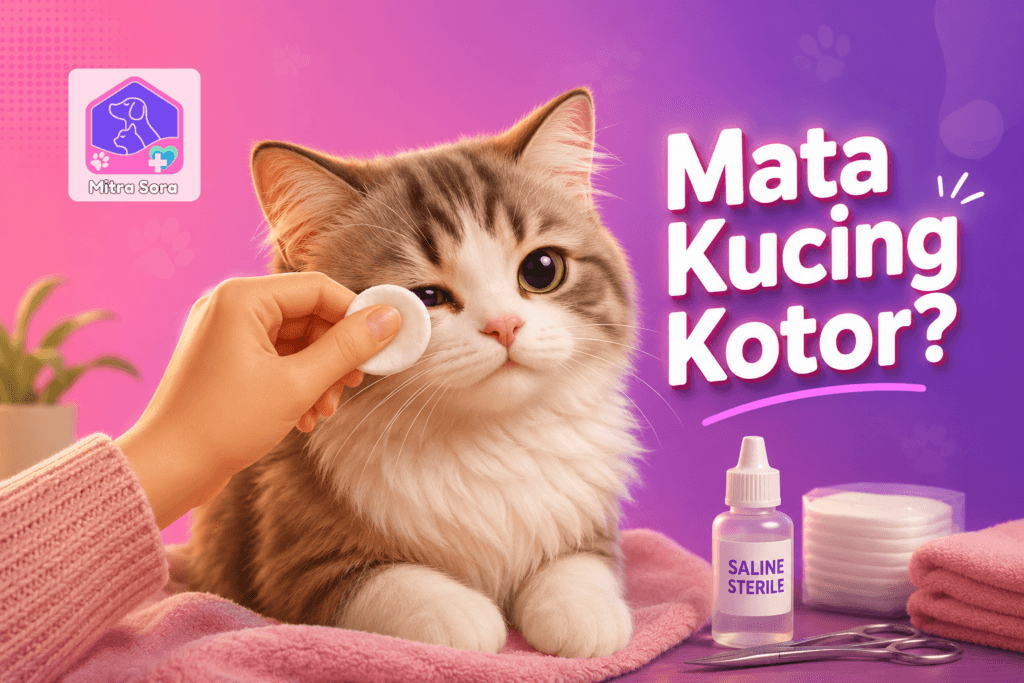 Cara Membersihkan Mata Kucing dengan Aman di Rumah