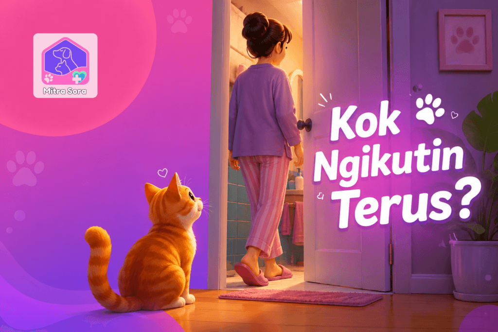Kenapa Kucing Mengikuti Owner ke Kamar Mandi