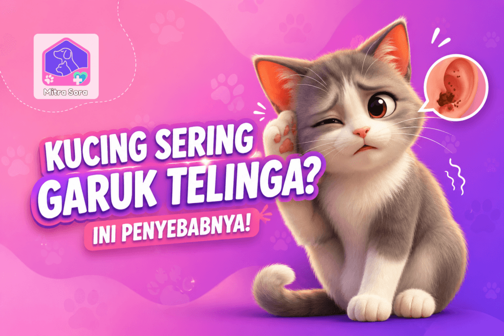 Kenapa Kucing Sering Garuk Telinga Ini Penyebabnya