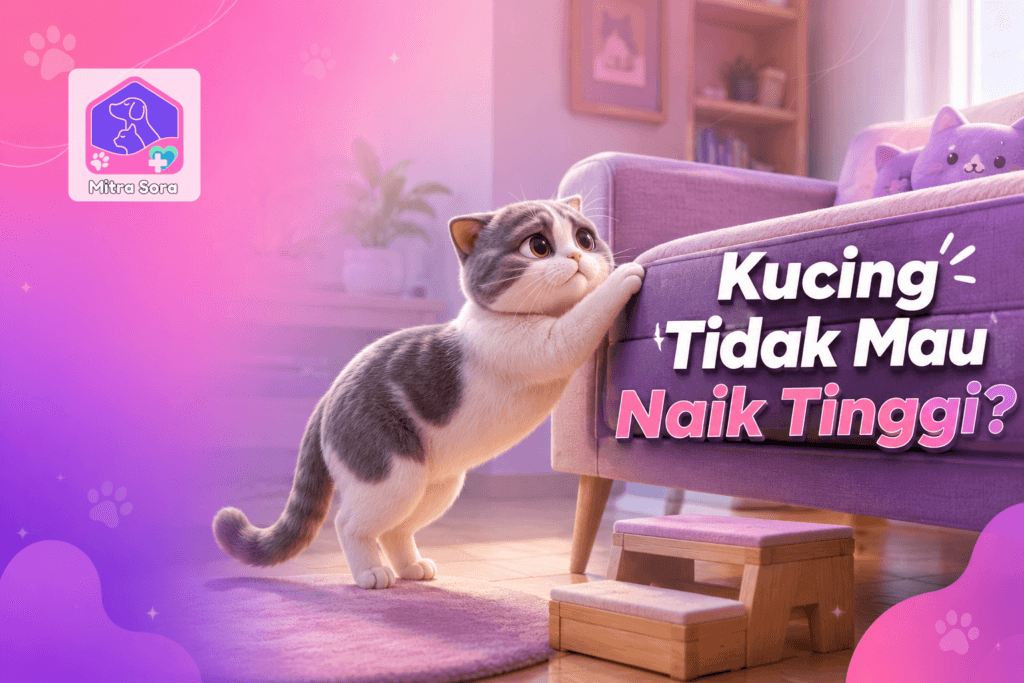 Kenapa Kucing Tidak Mau Naik Tempat Tinggi?
