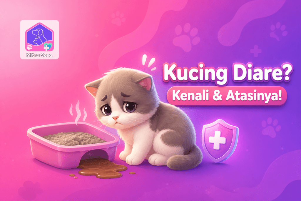 Kucing Diare-Penyebab, Gejala, dan Cara Mengatasinya