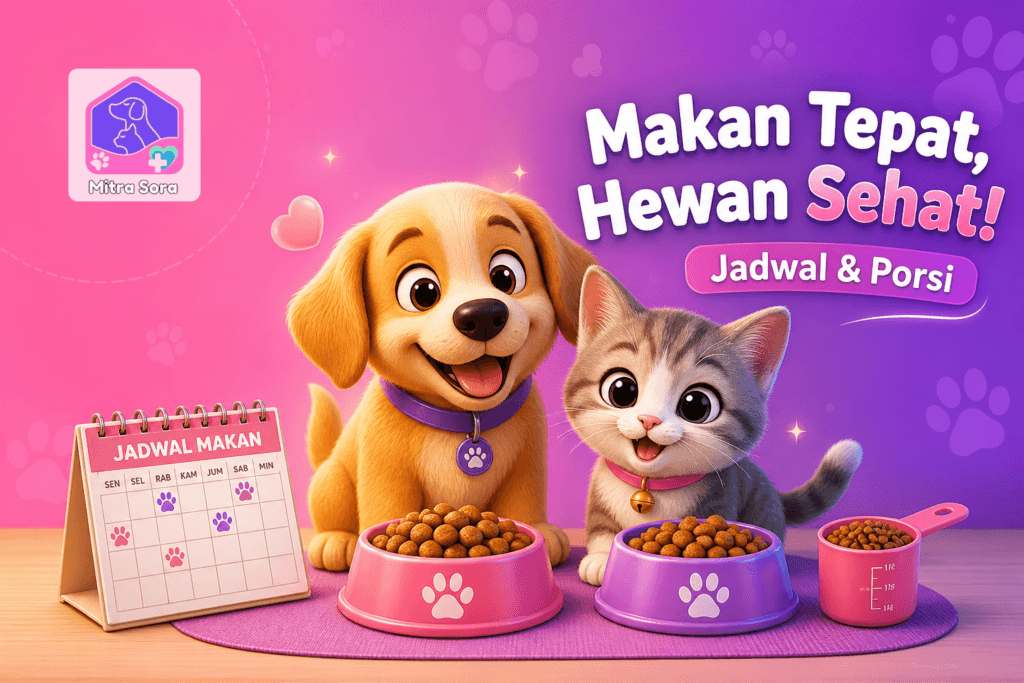 Panduan Memberi Makan Hewan yang Benar-Jadwal & Porsi