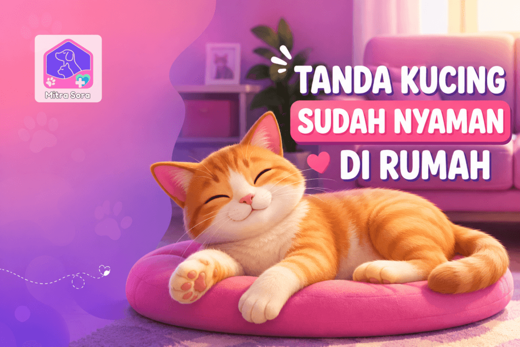 Tanda Kucing Sudah Nyaman di Rumah