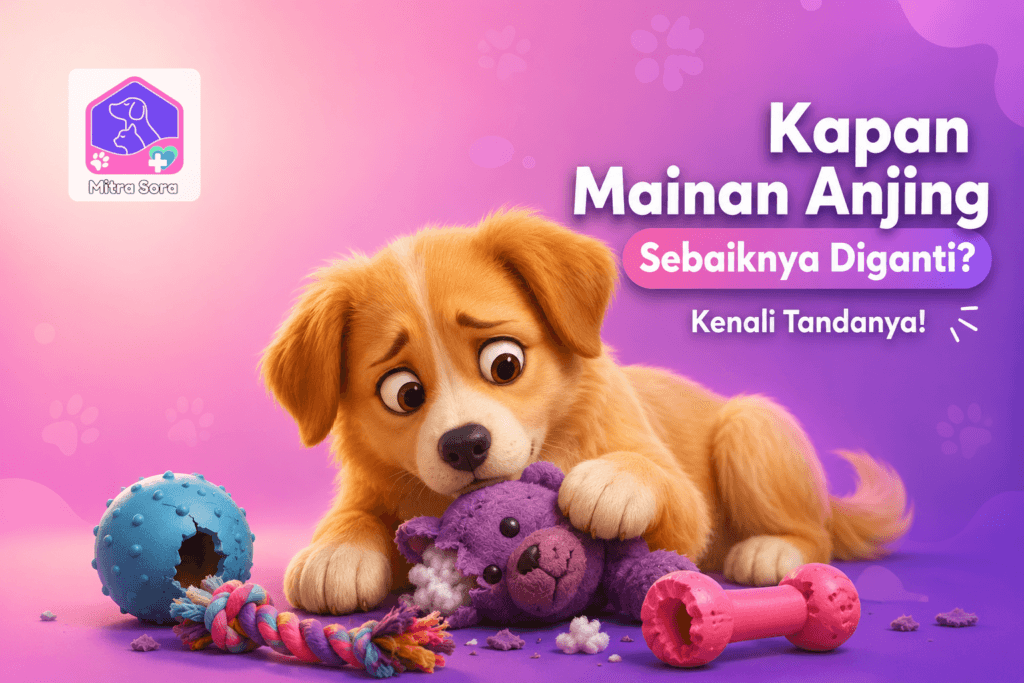 Kapan Mainan Anjing Sebaiknya Diganti? Ini Tanda yang Perlu Diperhatikan