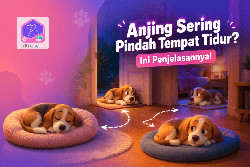 Kenapa Anjing Sering Pindah Tempat Tidur Saat Malam Hari? Ini Penjelasannya