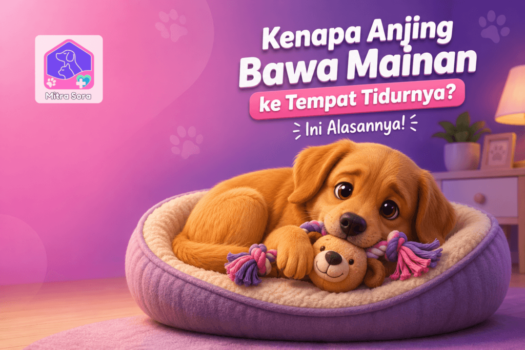 Kenapa Anjing Suka Membawa Mainan ke Tempat Tidurnya? Ini Alasannya