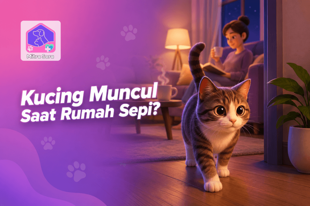 Kenapa Kucing Sering Muncul Saat Rumah Mulai Sepi?
