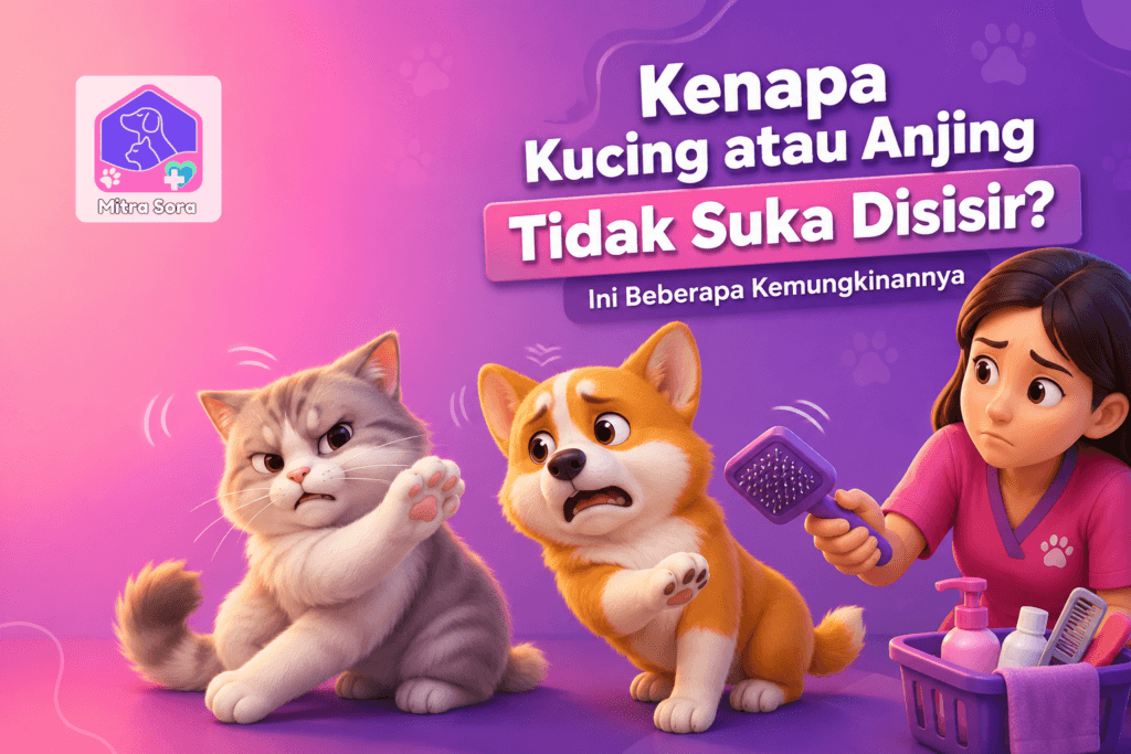 Kenapa Kucing atau Anjing Tidak Suka Disisir? Ini Beberapa Kemungkinannya