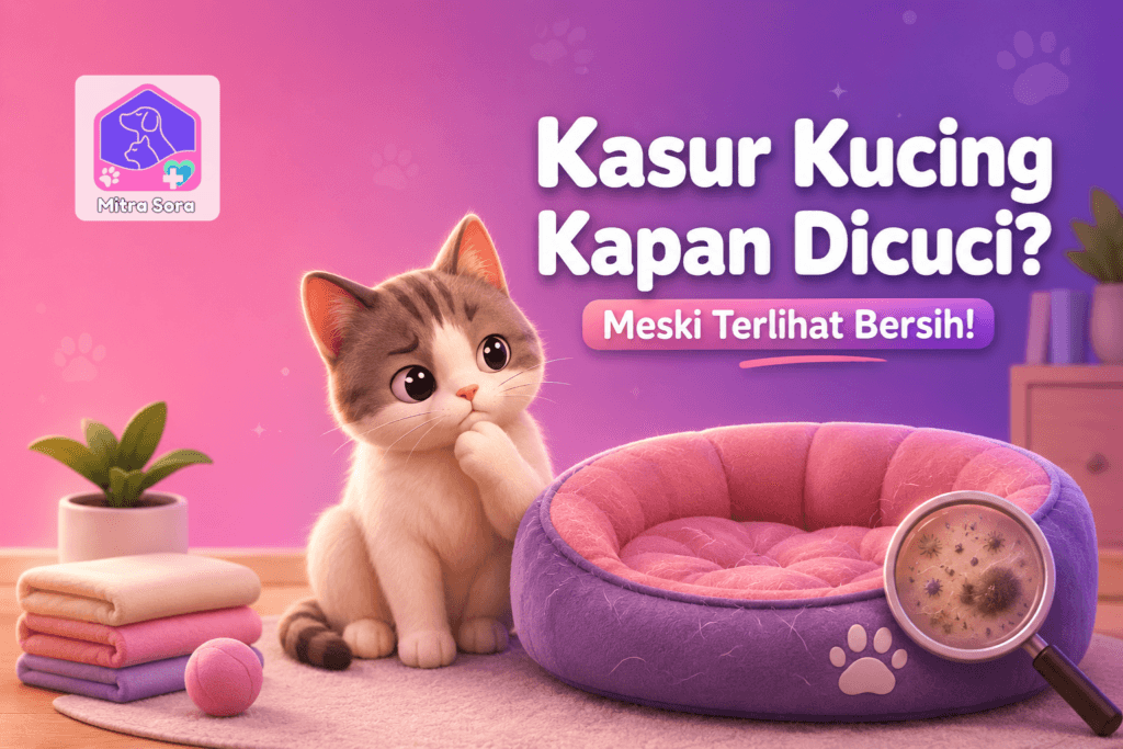 Tempat Tidur Kucing Terlihat Bersih, Tapi Kapan Sebaiknya Dicuci?